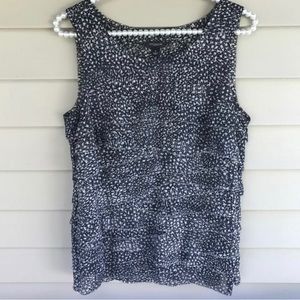 Ann Taylor Sleeveless Top Blouse Women’s Size Small